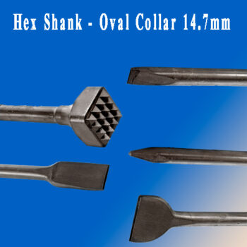 Hex Shank - Oval Collar 14.7mm